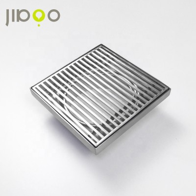 Bathroom square wedge wire shower drain